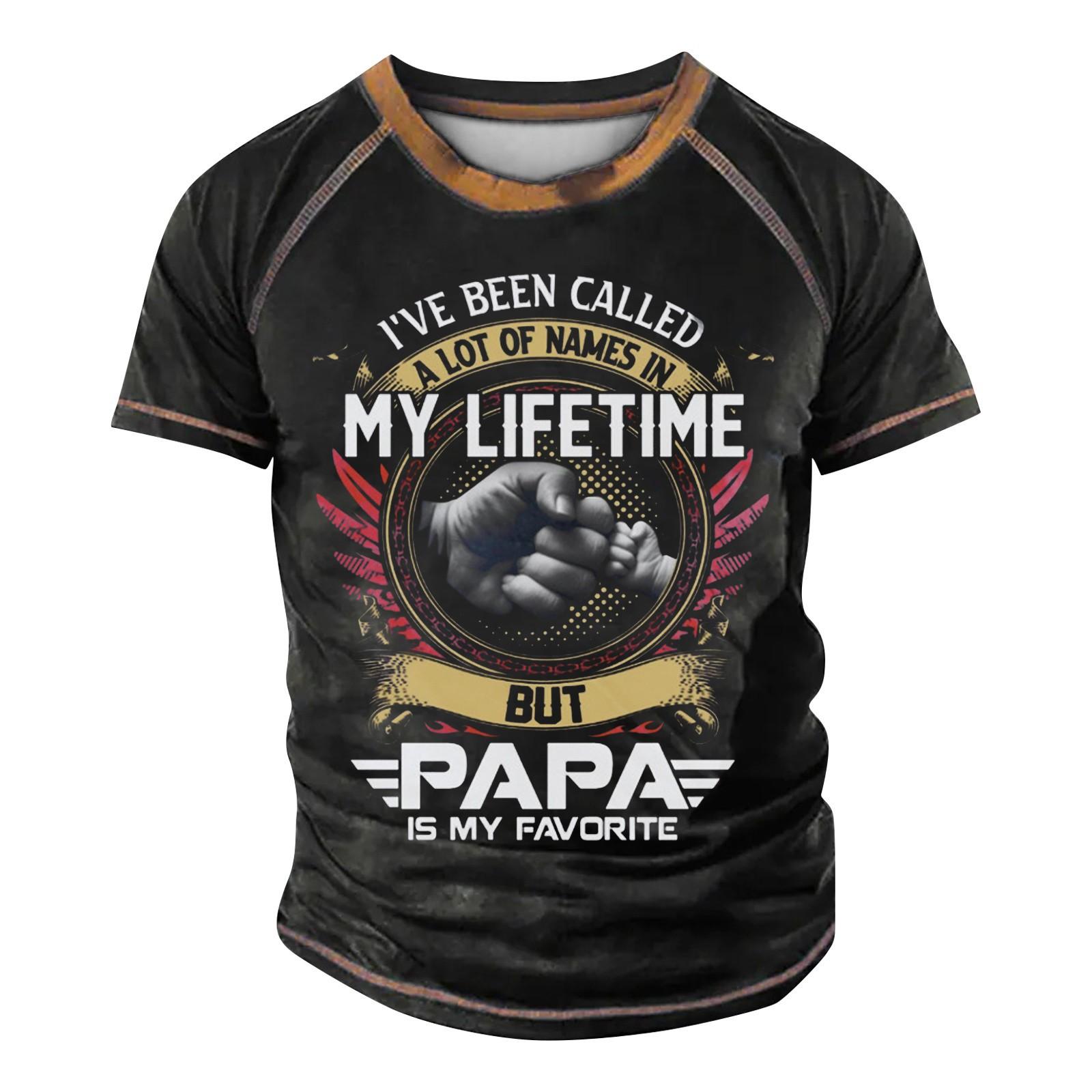 Мужская футболка реглан в стиле ретро с коротким рукавом и круглым вырезом с буквенным — фото 3