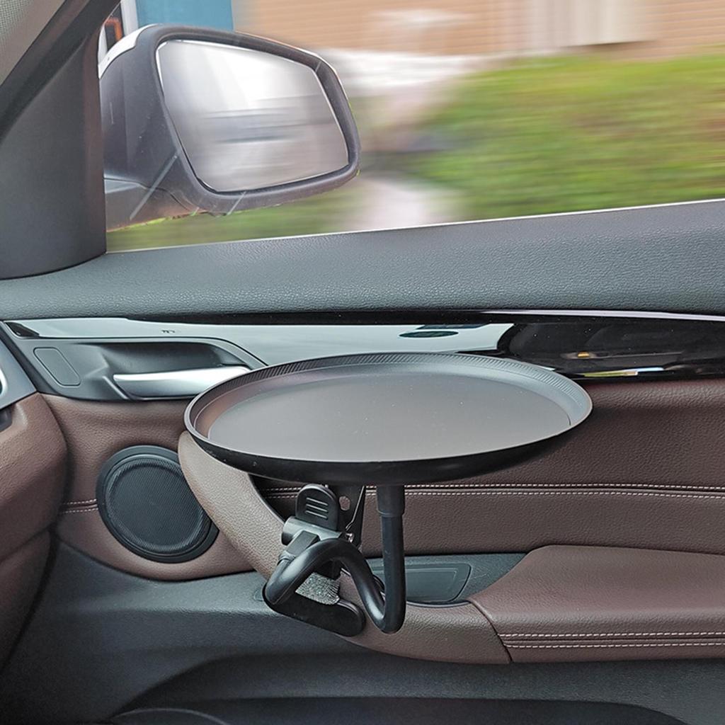 Car Food Tray Multifunctional Drink Holder Clip Attachment Anti-slip for Travel Vehicles