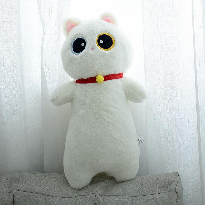 Cute Cat Long Throw Pillow Plush Toy Doll Kitten Cat Doll Children's Doll