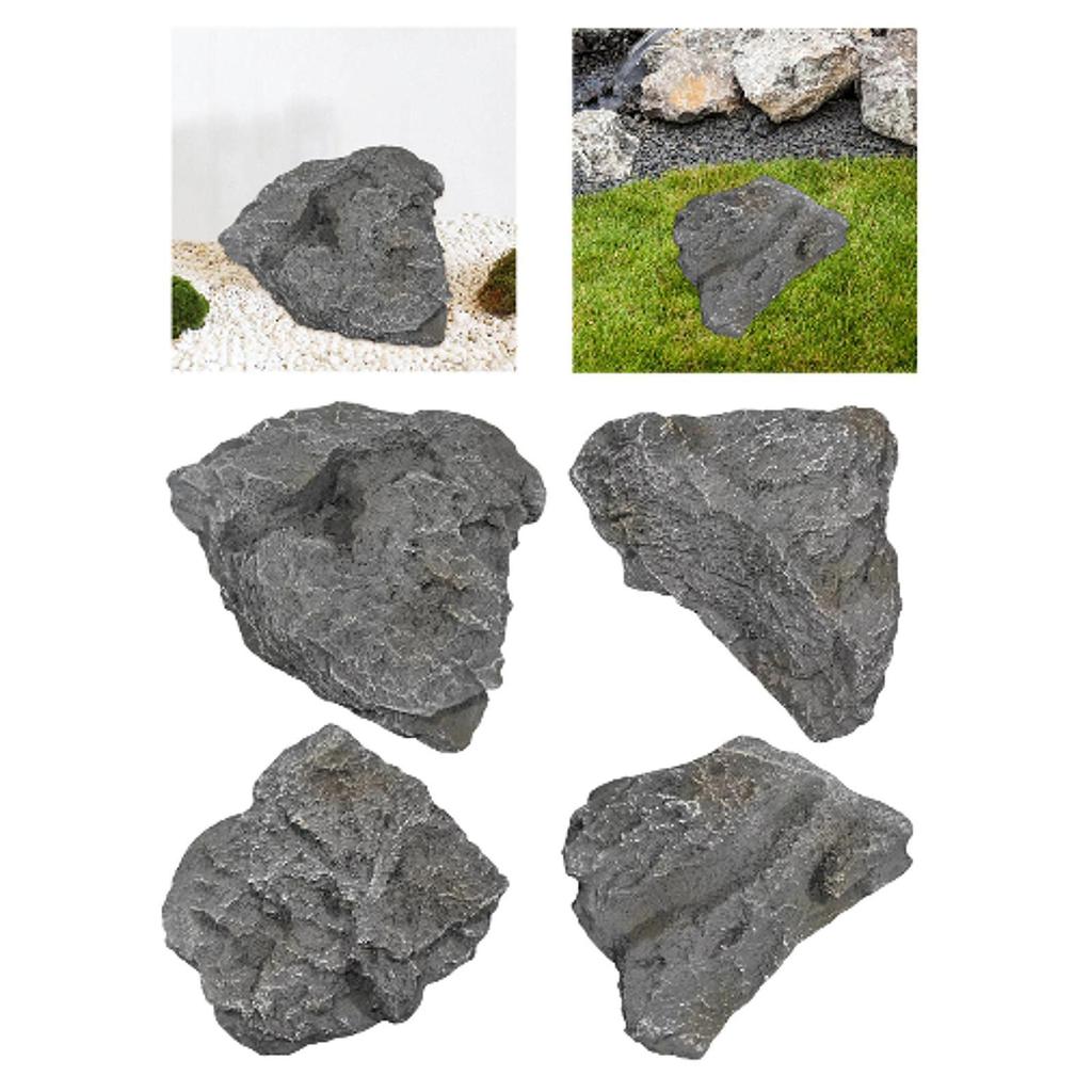 Fake Rock, Multipurpose, PU Foam, Realistic, Versatile, Landscape Rock, Faux Rock for Outdoor Yard Porch Lawn