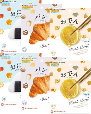 Set of 2 of Each of 3 Nor Corporation and Character Bath Balls with 60g Includes Carbonated Bath and Bath Accessories for Girls and Perfect for