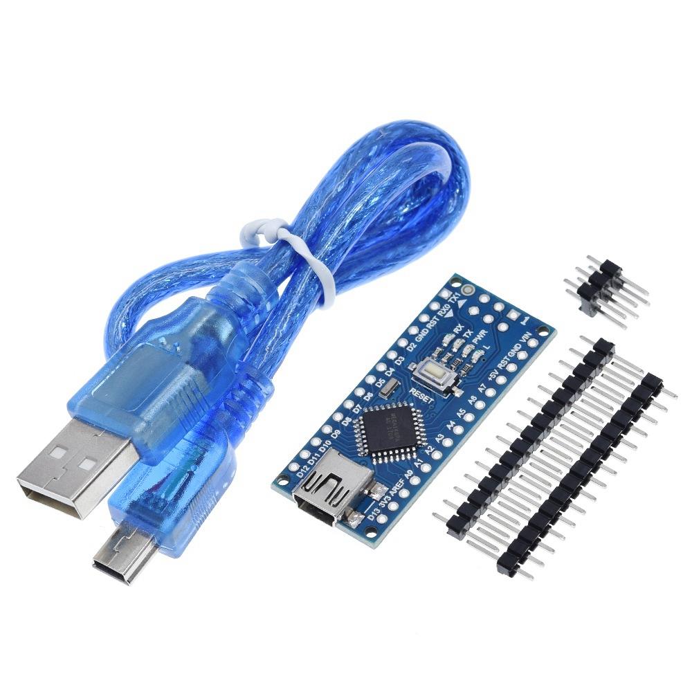 1/3PCS TZT Nano Atmega168 Controller Compatible for Arduino Nano Atmega168PA-AU CH340 CH340C Replace CH340G USB Driver