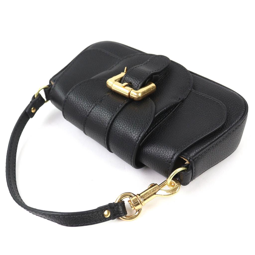 Excellent SEE BY CHLOE Shoulder Bag LESLY One-handle Leather Mini Bag Black Used