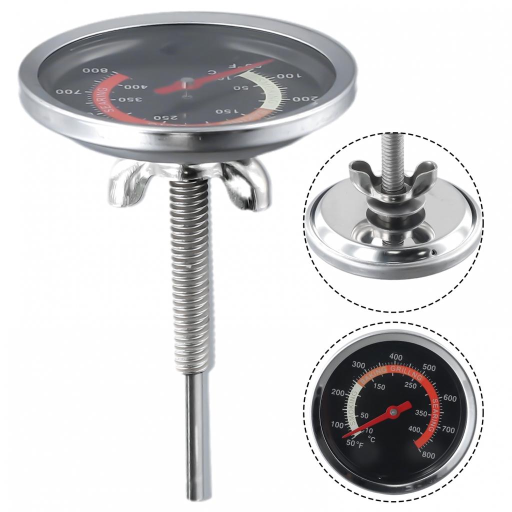 Thermometer Temp Gauge Accessories BBQ Barbecue M10 Screw Oven