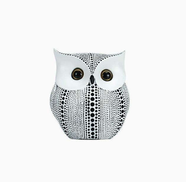Resin Owl Sculpture Animal Statues Home Interior Decoration Sculpture Crafts Desktop Decoration  Accessories Home Accessories