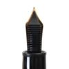 Great MONTBLANC fountain pen Meisterstück 147 Traveler white star black 14K mens Used