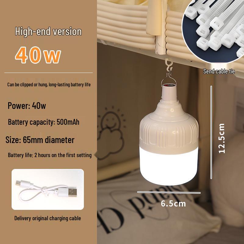 Clip-On Bunk Bed Night Light - Hanging Lamp for Bedside & Curtains