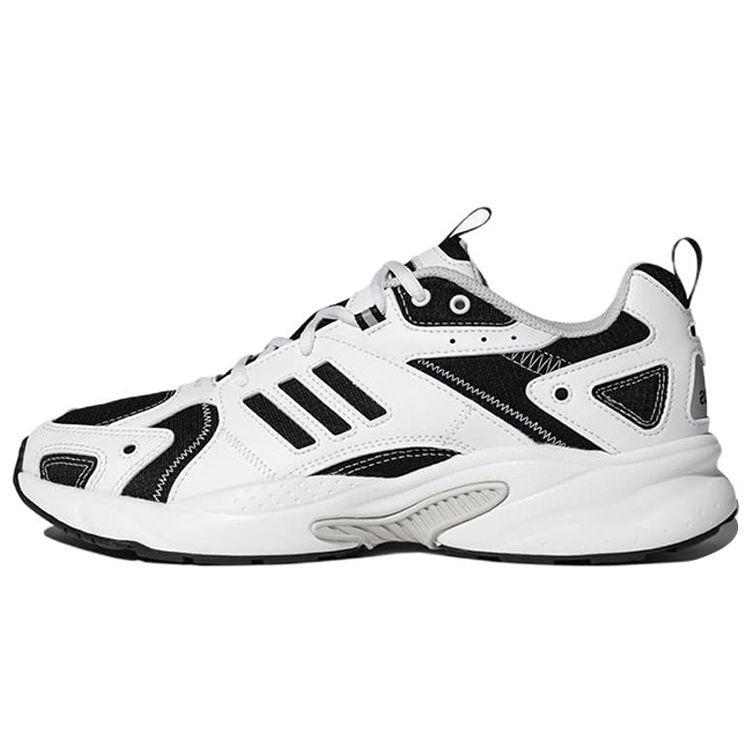 Adidas Neo JZ Runner Fabric Leather Trendy Retro Sports Low-Top Lifestyle Shoes Unisex Sneakers White Black GZ9609