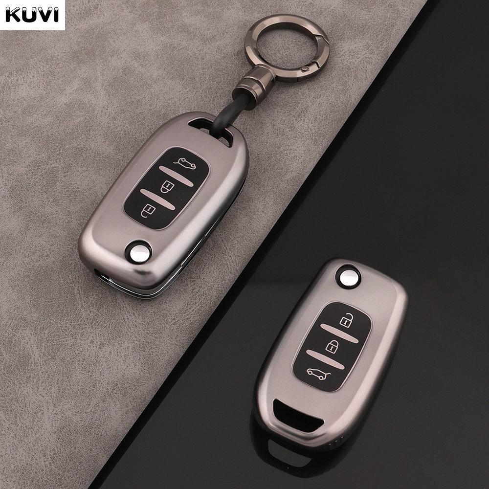 Tpu Car Flip Key Case Cover Shell For Renault Kwid  Kadjar Captur Megane Sandero Stepway Logan Clio 5  Arkana