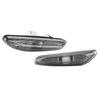 2 Stück Seitenmarkierungsblinker ohne Glühbirne für E90 E91 E92 E93 3er 2006 2011 (Grau)