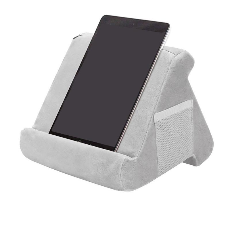 Reading Pillow Triangular Tablet Cushion Holder for Digital Readers Smartphones and Tablets Ergonomic Design