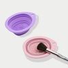 Silicone Makeup Brush Cleaner Foldable Powder Puff Cleaning Bowl Eyeshadow Brushes Washing Soft Mat Beauty Tools Scrubber Box