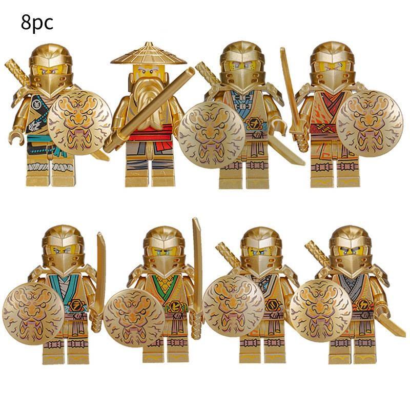 Themed Mini Ninja Figure Toy Building Block Set Toy With Weapon Accessories
