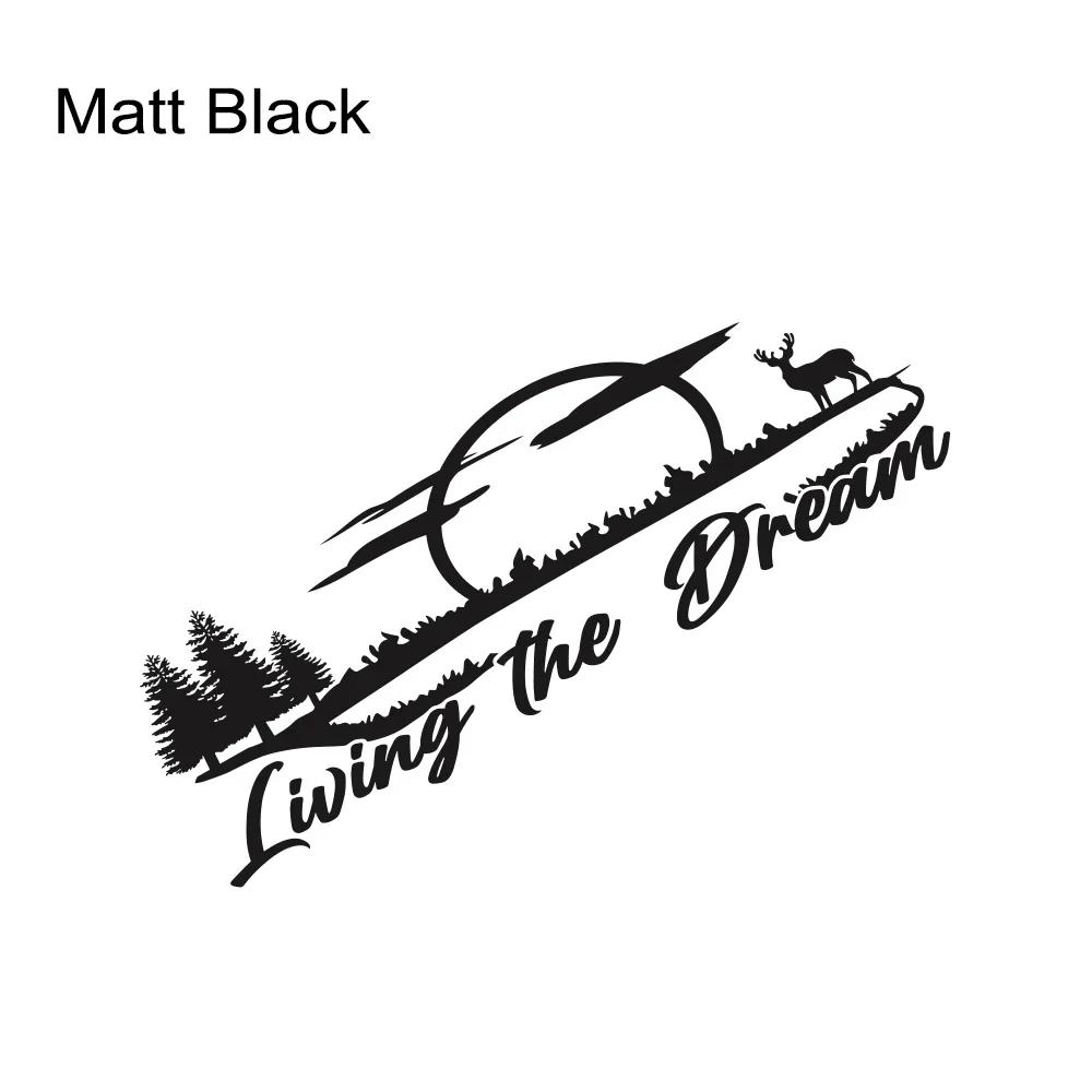 Van Hood Stickers Camper Car Bonnet Cover Graphics Living The Dream Decoration Vinyl Decals Auto Tuning Accessories