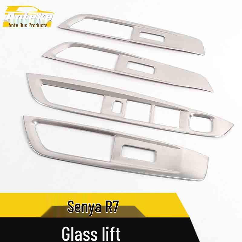 Senya R7 Glass Lift Frame Armrest Button Switch Decorative Car Accessories