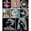 5D DIY Teilweise Speziell Geformter Bohrer Diamantmalerei Set Damen Dekoration