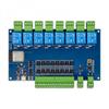 ESP32 Modbus 8-Channel Relay Module RS485 8 Way Input 8 Way Output Optocoupler Isolation 9-24V Power Supply With WiFi/Bl-uetooth