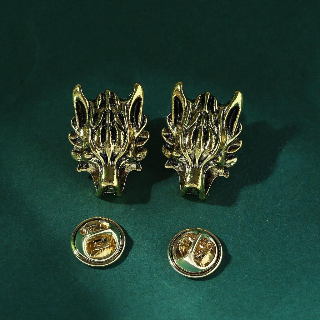 "Men's Korean Bee Brooch Collar Pin for Suits"