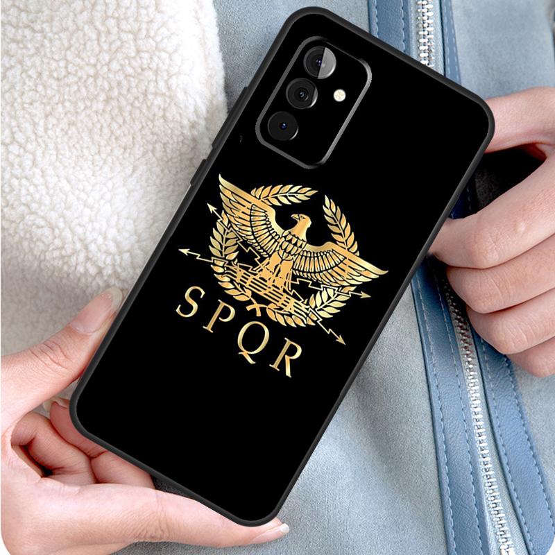 Roman Empire Legionary Shield Emblem Phone Case For Samsung Galaxy A15 A25 A35 A55 A54 A34 A14 A13 A33 A53 A12 A32 A52 A71 A51