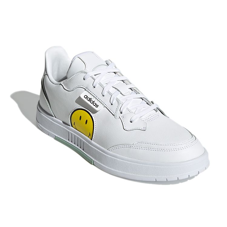 Adidas Neo Kollide Durable Non-Slip Low-Top Skate Shoes Men Sneakers White Yellow G54952