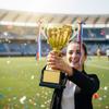 Metal Model Metal Trophy Gold Color Champion Trophy Competition Trophy  Kindergarten Sports