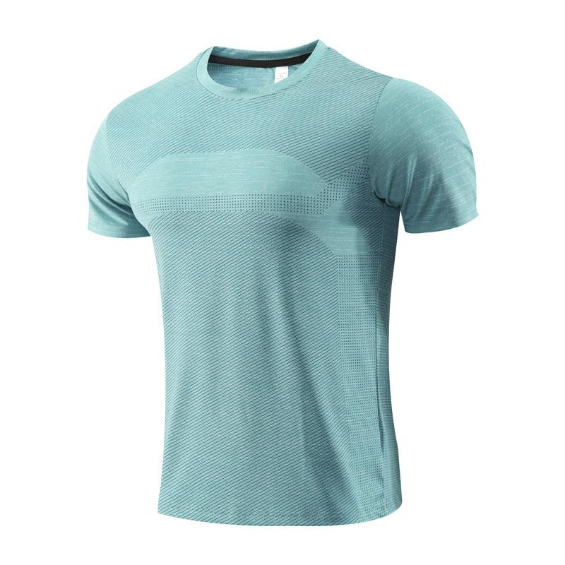 Summer running short-sleeved men's quick-drying breathable professional marathon half-sleeved t-shirt sports fitness training stretch top