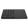 2 In 1 Wireless Number Pad Touchpad 22 Keys Wireless BT4.2 2.4G Type C Charging 500mAh Battery Numeric Keypad