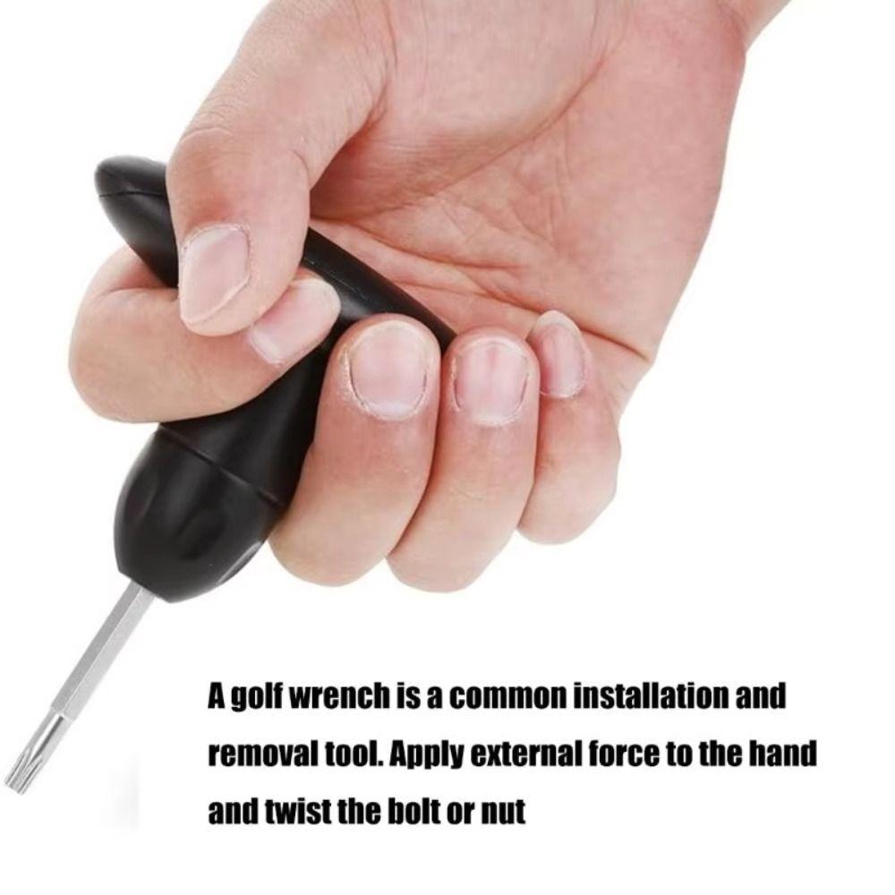 Adjustment Tool Golf Club Driver Stainless Steel Shaft Adapter Golf Screwdriver Lightweight T Shaped Golf Head Wrench
