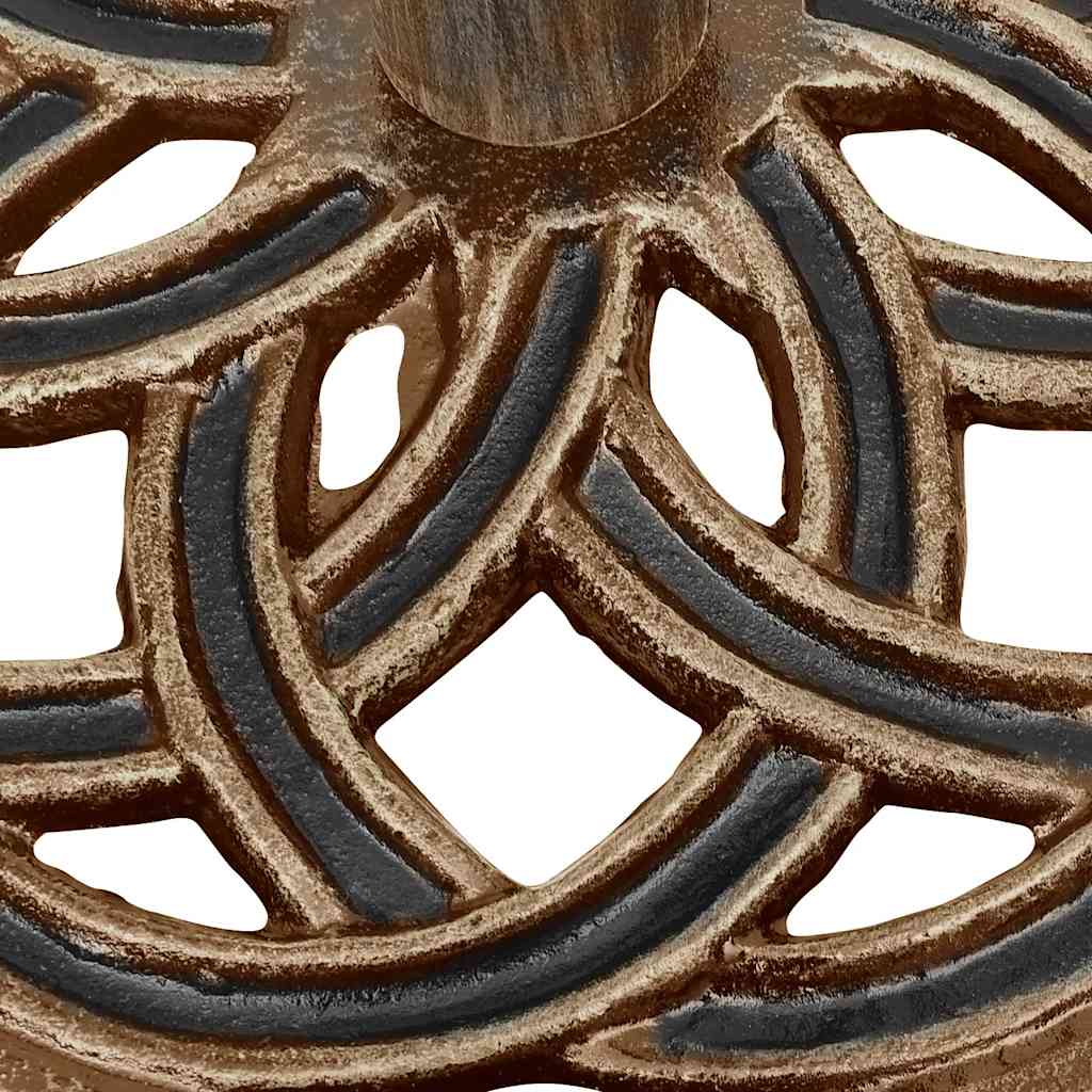 Vidaxl Podstawa Pod Parasol, Brązowa, 44X44X31 Cm, Żeliwo