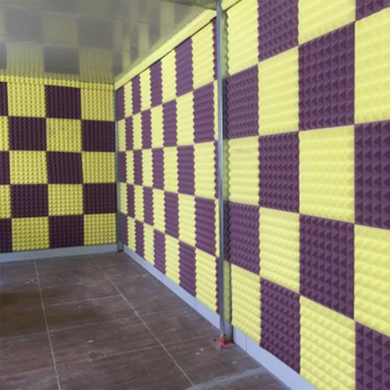 

6 шт. звукоизоляционный коврик, экологически чистая теплоизоляционная губка, звукопоглощающая пенопластовая прокладка для серый