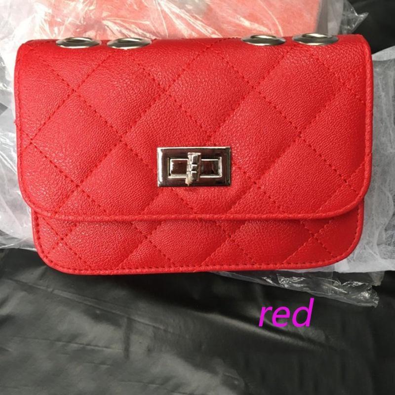 Women's Stylish Cute Mini Cross Body Chain Fashion Chain Small Pu Leather Shoulder Bag