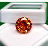 Natural Cambodia Orange Zircon Round Cut 4-6 Ct Fabulous Certified Gemstone