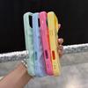 3D Macaron Water Ripple Pattern Phone Case For For Iphone 17 16 1 14 13 12 Pro Max Plus 11 Glossy Soft Shockproof Protective Cover