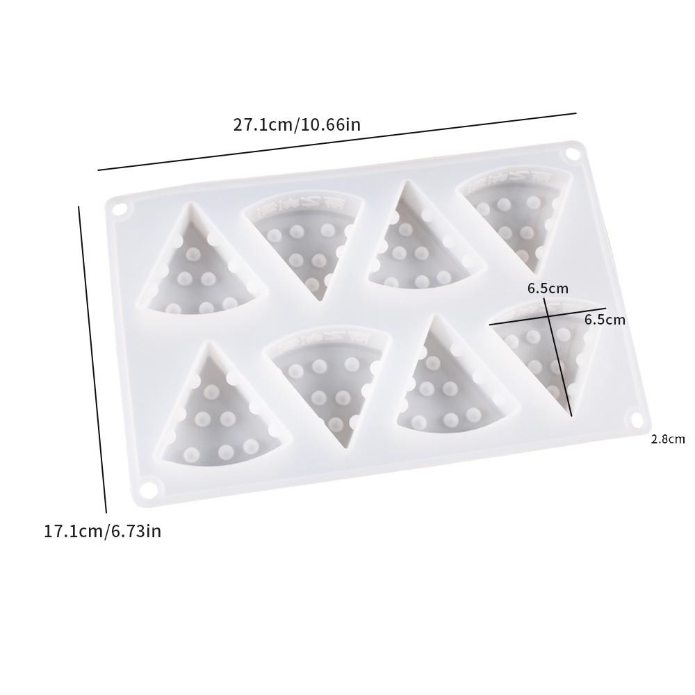 INTODIY 8 Consecutive Mousse Cake Cheese Silicone Mold Ocean Star Soap Aromatherapy Pendant Mold