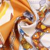 Silk Scarf Women Animals Print Stoles Square Scarves Wraps Large Bandana NecKerchief Lady Hijabs Female Silk Foulards 130CM