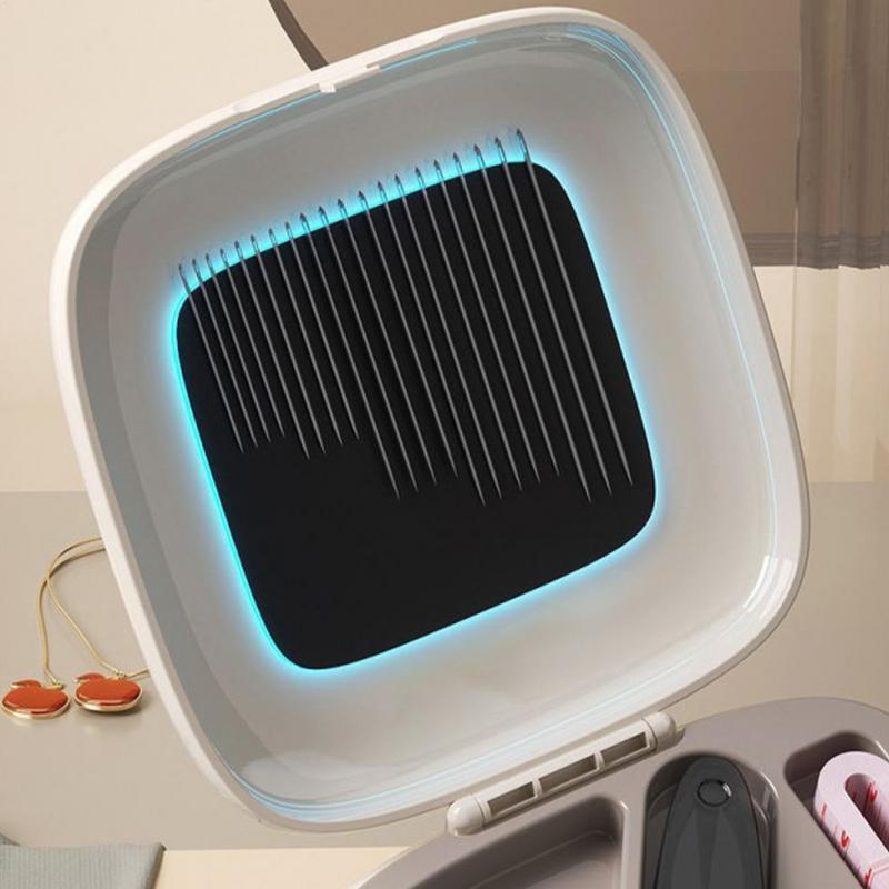 Nähwerkzeug-Set Tragbares Magnetisches Nähwerkzeug-Set Reise-Reparatur-Nähset Enthält Nadeln Fingerhüte Einfädler Kolben Bandmaß