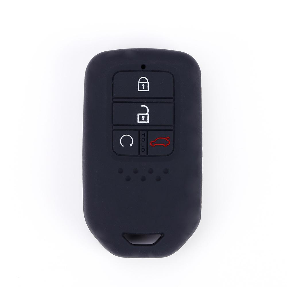 

Suitable for Honda Crown Road Smart 4-button silicone key cover key bag Odyssey Civic CR-V remote control protective cover