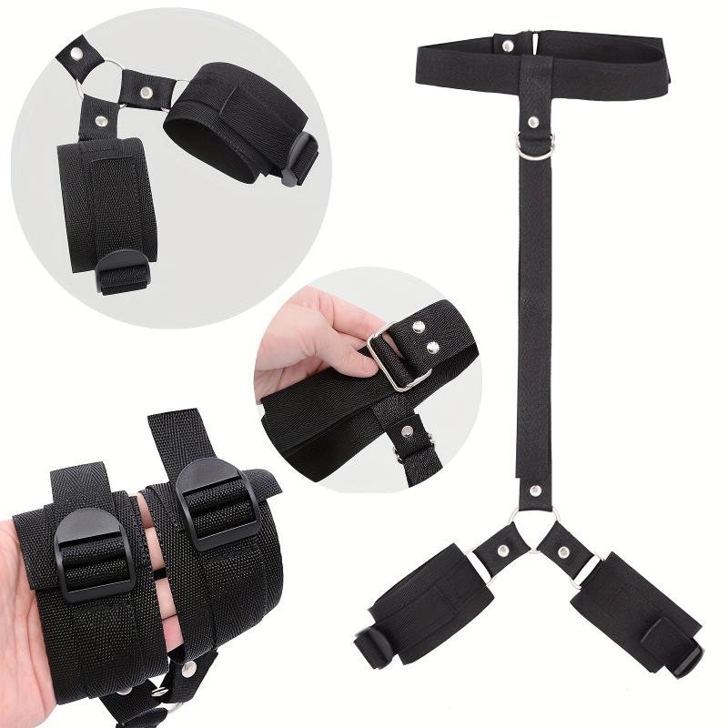 1pc Women's Binding Anti-back Handcuffs Alternative Flirting Ribbon Neck Handcuffs Handcuffs Strap