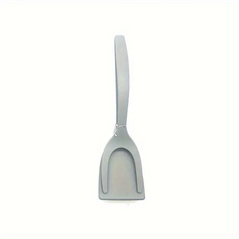 1pc, 2 In 1 Frying Spatula Tong, Nylon Cooking Turner, Egg Spatula, Pancake Steak Spatula, Baking Tools, Kitchen Gadgets