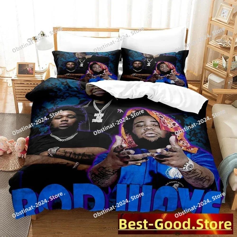 Popular Rod Wave Bedding Set Printed single Comforter Quilt Bed Cover Duvet Cover Pillow Case 3 Pieces Sets Kids Adult Size
