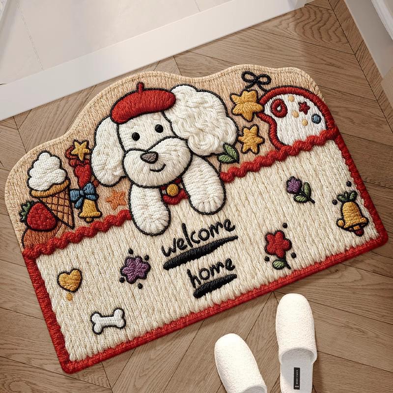 Creative 3D Cartoon Animal Quick-Dry Bathroom Mat – Water-Absorbent Diatom Mud Decorative Entry Mat