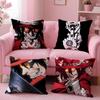 Dark Japanese Anime HHellsing Ultimate Cushion Cover Pillow Case Soft Skin Friendly Fabric  Concealed Zipper
