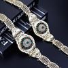 Gold Color Women Dress Belt Body Chain Crystal Bride Wedding Jewelry Adjustable Length Sunspicems