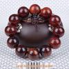 Duobao Agarholz & Rote Bohnen Ebenholz Gebetsperlenarmband 2.0