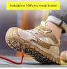 Isolierte Sicherheitsschuhe Zehenschutzkappe aus Kunststoff Arbeitsschuhe Herren rutschfeste Arbeitssneaker Schutz Arbeitsschuhe durchtrittsichere Arbeitsstiefel