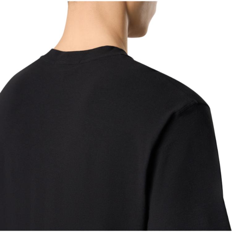 Stone Island Ghost Series Solid Color Crew Neck Short Sleeve T-Shirt Men Tops Black K1S1521000-08S0F11-V0029