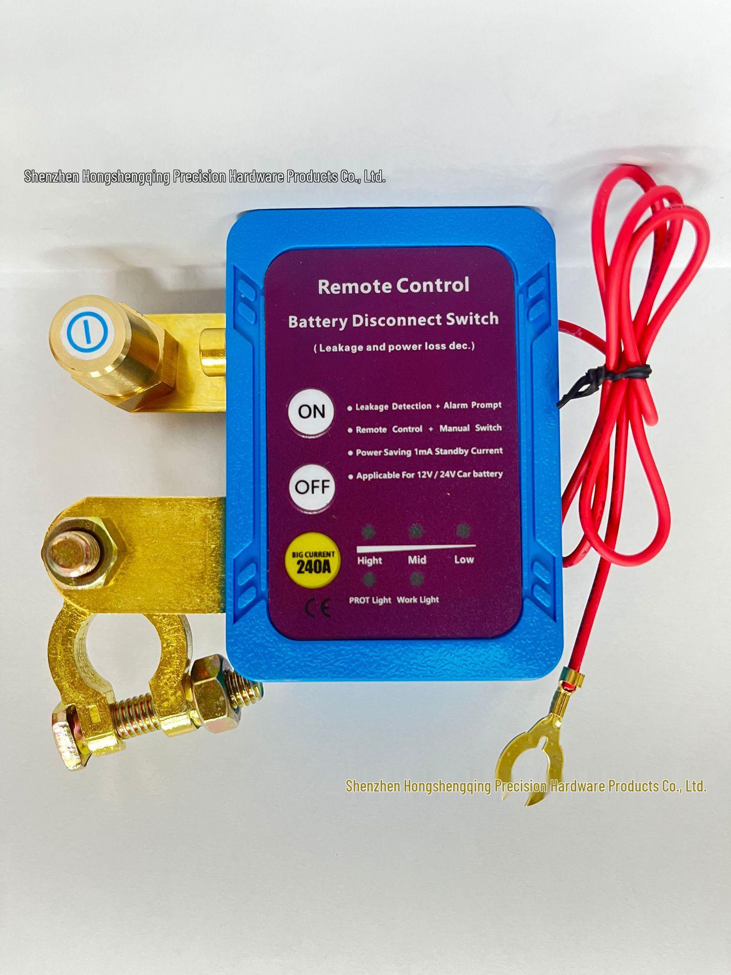 12В 240А Дистанционный выключатель массы для автомобиля, грузовика, лодки - Автоматическое отключение