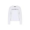 Ss23 Letter Print Crew Neck Long Sleeve Sweatshirt Women Sweatshirt White 8N2M9E2J49ZF109