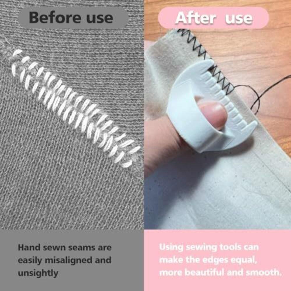 4pcs Time-Saving Sewing Artifact Portable Sewing Hemming Tool Practical DIY Hemmer  Padding Sewing