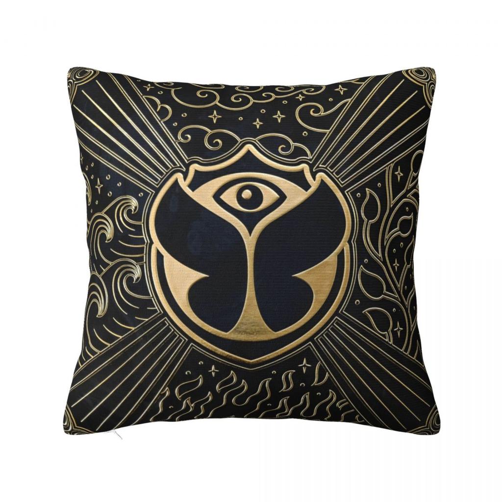 Tomorrowlandd Music Festival Pillow Case Butterfly Cushion Cover Awesome Zippered Decor Pillowcase For Sofa 45X45Cm